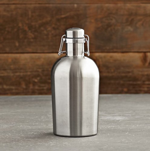 The 11 Best Growlers (and Accessories) for Draft Beer Slideshow 64-oz. Stainless Steel Growler