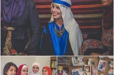 the nabetean bride is ready for the wedding in Petra